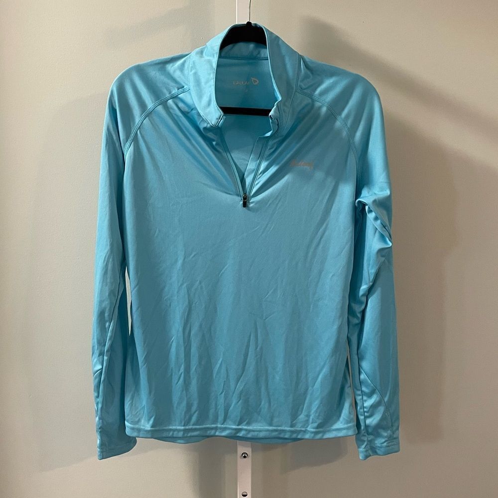Baleaf Light Blue Quarter Zip Jacket
